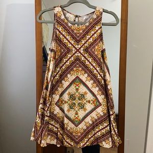 Taylor & Sage Printed Mini Dress